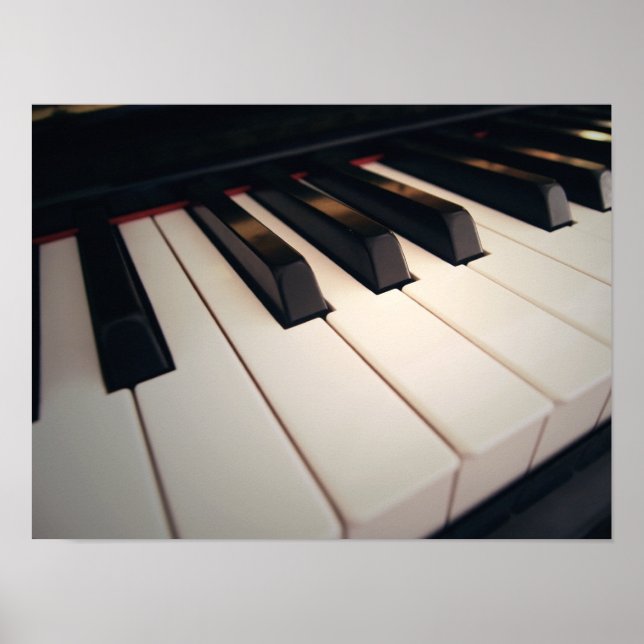 Póster Poster de piano moderno (Frente)