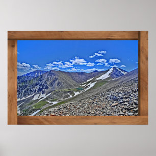 Póster Poster de pico de nieve en Breckenridge Colorado