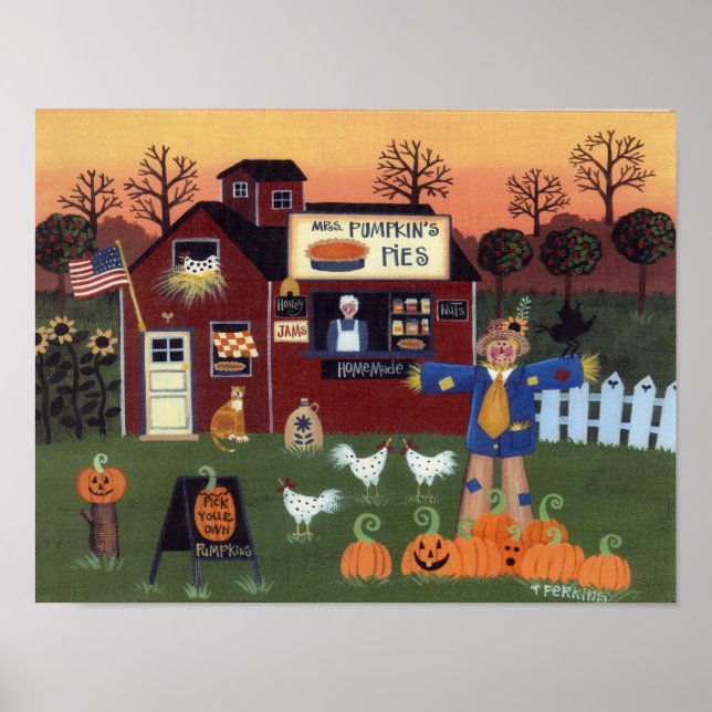 Póster Poster de Pies de la Sra. Pumpkin (Frente)