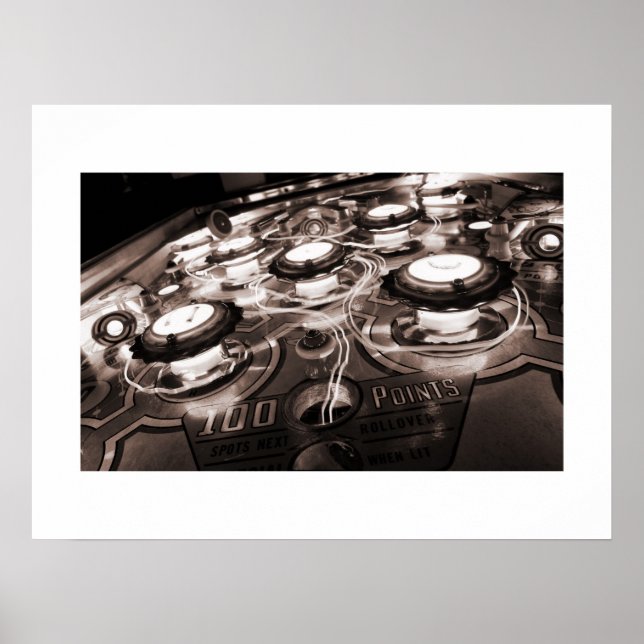 Póster Poster de pinball de Slick Chick Tracers (Frente)