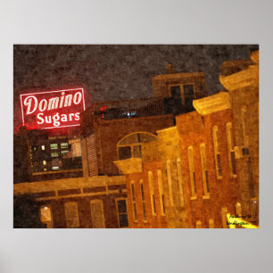 Póster Poster de pintura de aceite de Azúcar de Baltimore