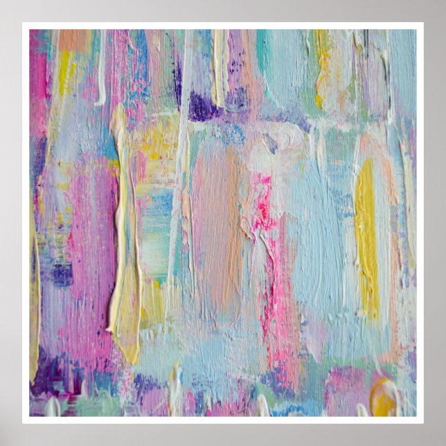 Póster Poster de pintura de Cuchillo de paleta grande 4 (Frente)