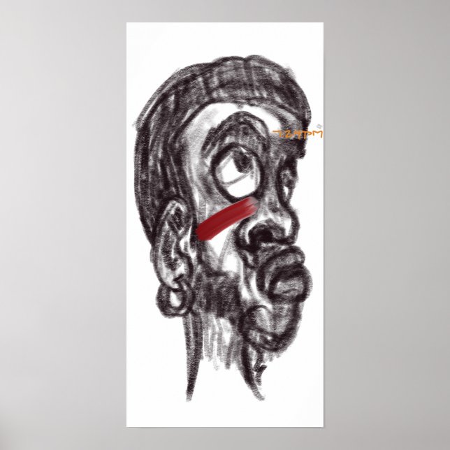 Póster Poster de pintura de guerra (Frente)