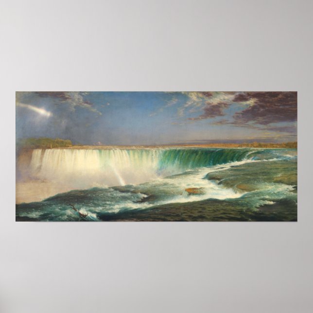 Póster Poster de pintura de las Cataratas del Niágara (Frente)