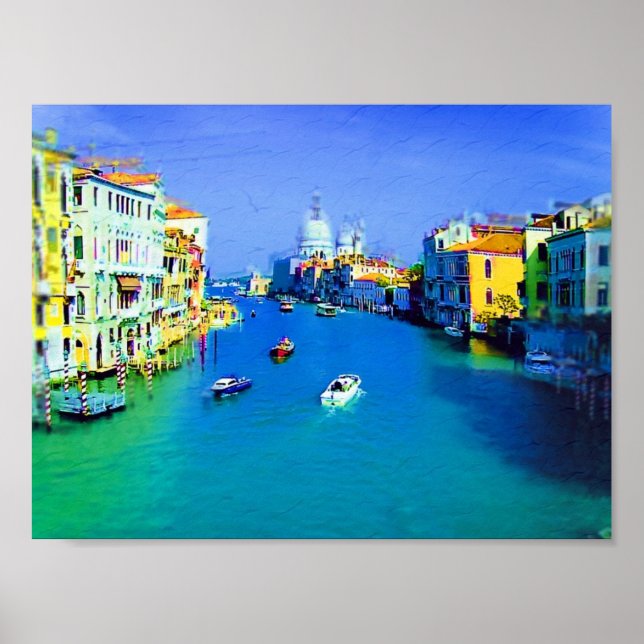 Póster Poster de pintura de Venecia (Frente)