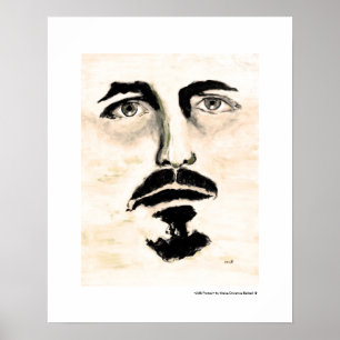 Póster Poster de pintura figurativa Bella Artes de retrat