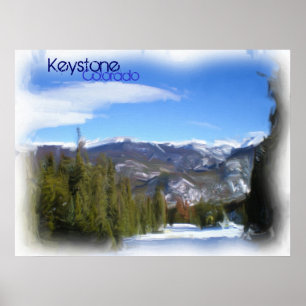 Póster Poster de pintura Keystone Colorado