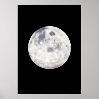 Póster Poster de pintura lunar completa