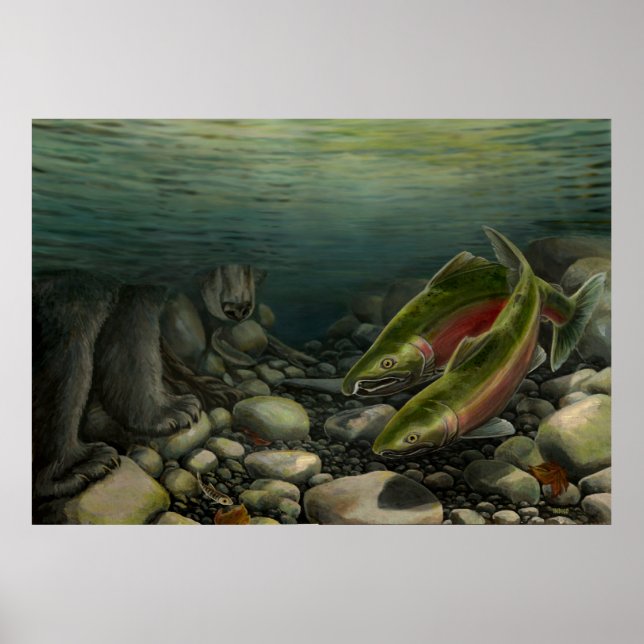 Póster Poster de pintura natural de Canadá (Frente)
