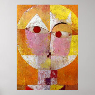 Póster Poster de pintura Paul Klee Senecio