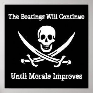 Póster Poster de Pirate Morale Booster