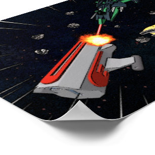 Póster Poster de Pirateo Galaxy (pequeño)