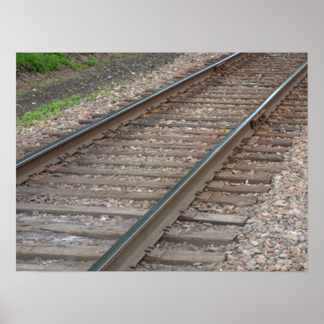 Póster Poster de pistas ferroviarias (Frente)