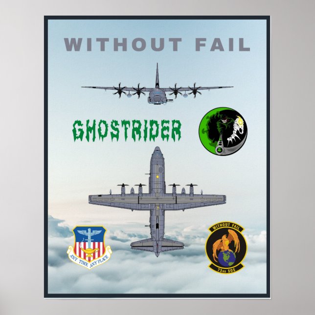 Póster POSTER de pistolas AC-130J (Frente)