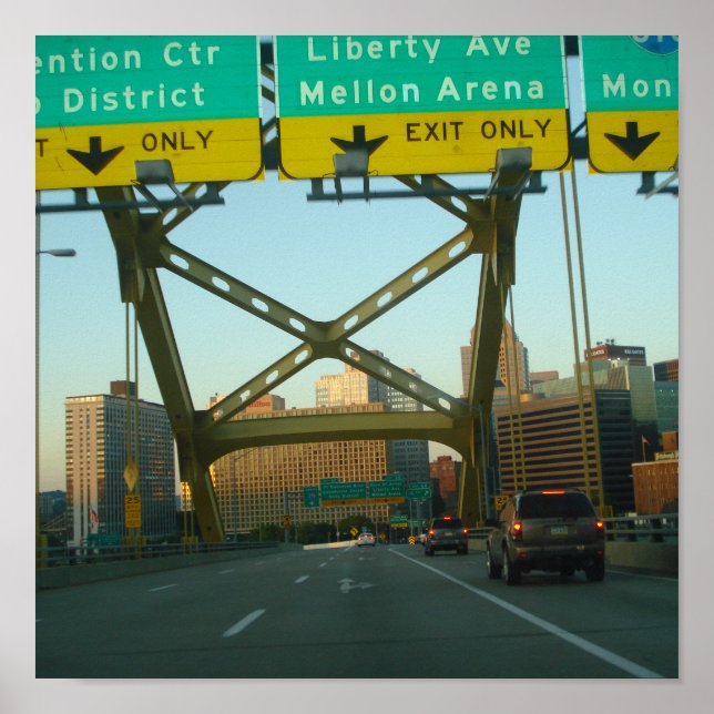 Póster Poster de Pittsburgh (Frente)