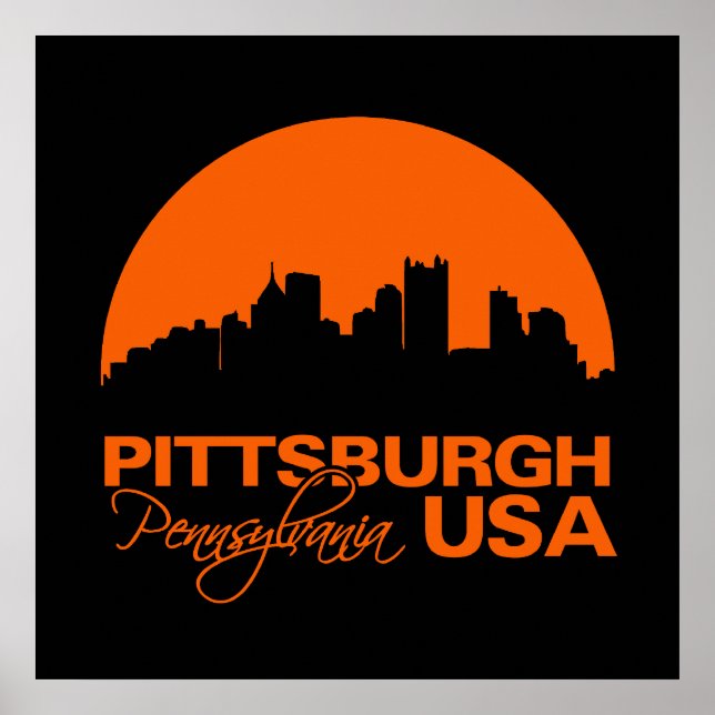 Póster Poster de PITTSBURGH - personalizar (Frente)