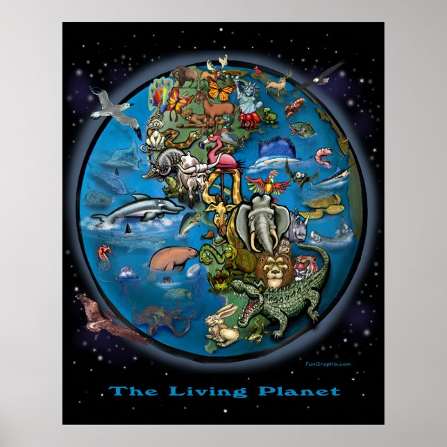 Póster Poster de Planeta Animal (Frente)