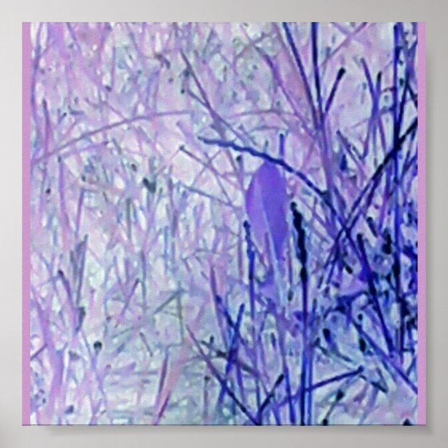 Póster Poster de plantas abstractas (Frente)