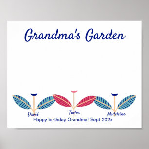 Póster Poster de plantilla de actividad DIY de huella de 