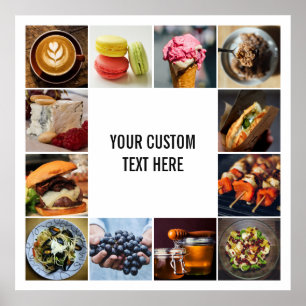 Póster POSTER de plantilla de personalizado de FOTOS