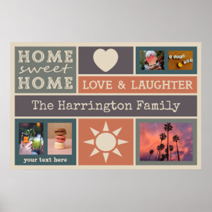 Póster POSTER de plantilla de personalizado de FOTOS