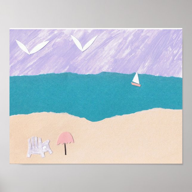 Póster Poster de playa (Frente)