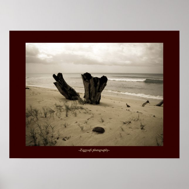 Póster poster de playa (Frente)