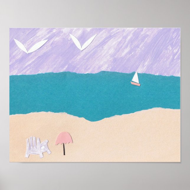 Póster Poster de playa (Frente)