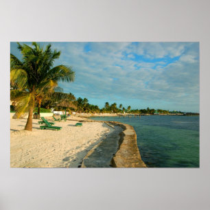 Póster Poster de playa de Belice