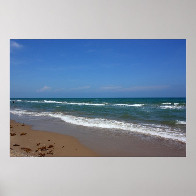 Póster Poster de playa de la Isla del Padre (Frente)