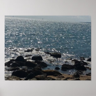 Póster poster de playa de orient state park