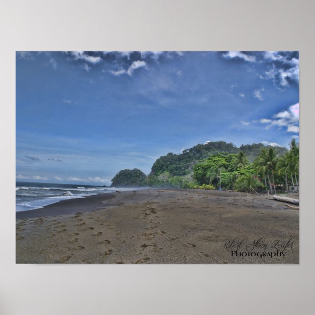 Póster Poster de Playa Hermosa Costa Rica (Frente)