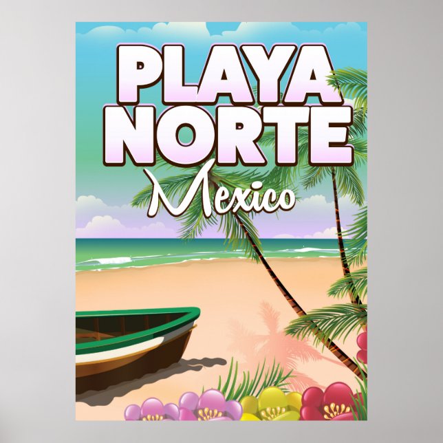 Póster Poster de Playa Norte Mexicana (Frente)