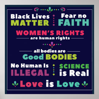 Póster Poster de plaza solidaria