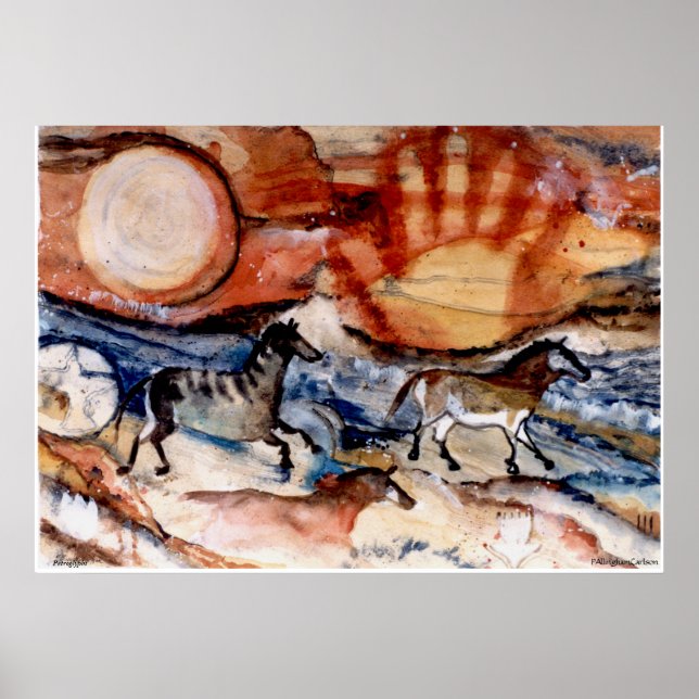 Póster Poster de PMACarlson Petroglyphs (Frente)