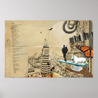 Póster Poster de poema de Bukowski