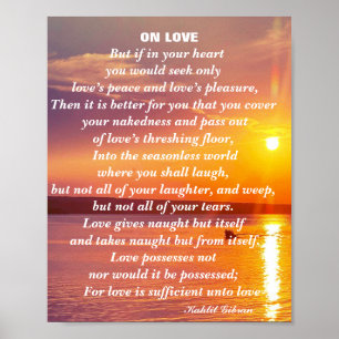 Póster POSTER de poema de LOVE