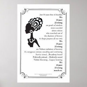 Póster poster De Poema "Marcha Por"