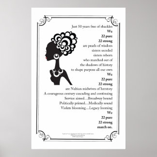 Póster poster De Poema "Marcha Por"