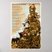poster de poemas de 'No pueden ser gigantes'
