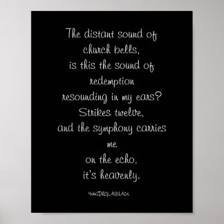 Póster Poster de poesía