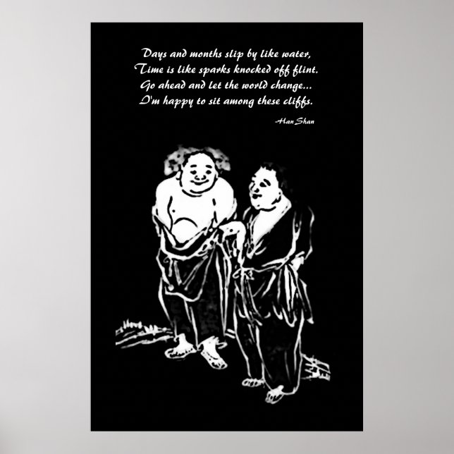 Póster Poster de poetas chinos (Frente)