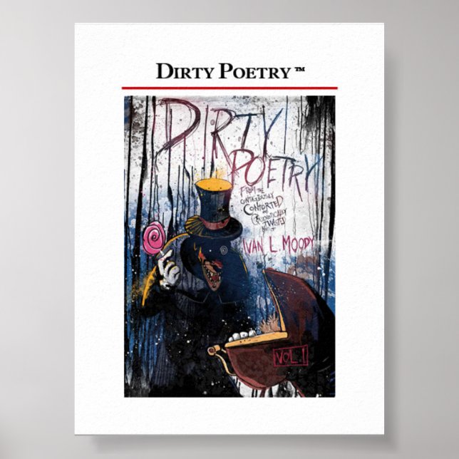 PÓSTER POSTER DE POETRÍA SUCIA (Frente)