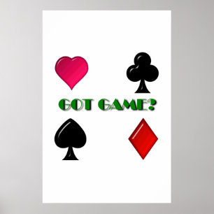 PÓSTER POSTER DE POKER CHAMPION "GOCE GAME"