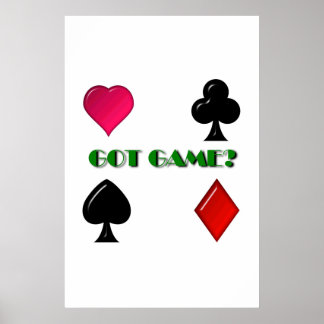 PÓSTER POSTER DE POKER CHAMPION "GOCE GAME"
