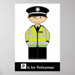 Póster Poster de Policía Británico