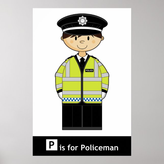Póster Poster de Policía Británico (Frente)