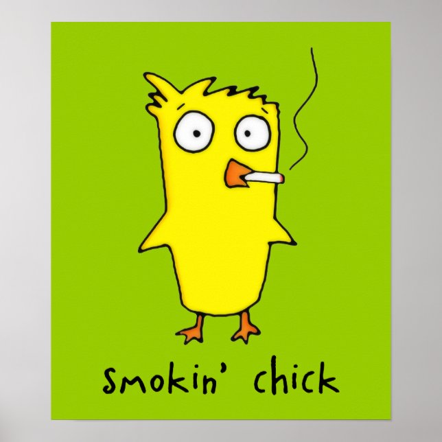 Póster Poster de pollo de Smokin (Frente)