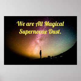 Póster Poster de polvo mágico supernovae