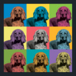 Póster Poster de Pop-Art de Cocker Spaniel<br><div class="desc">Poster de Pop-Art de Cocker Spaniel</div>
